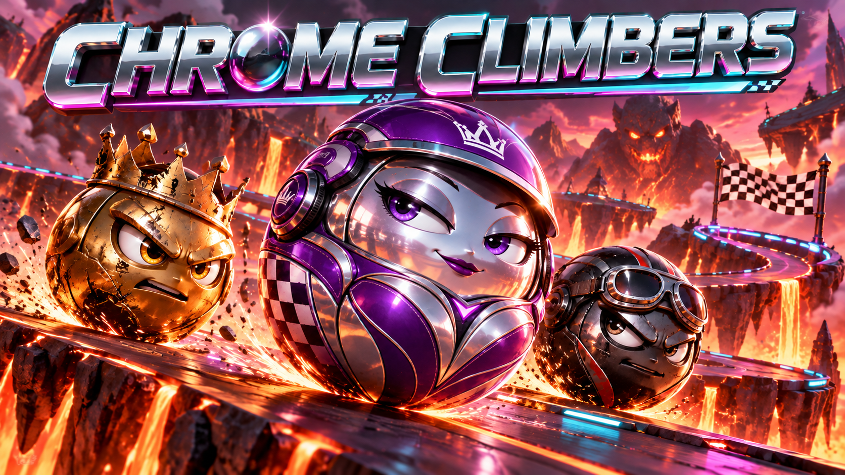 Chrome Climbers — metallrivaler på en smeltende bane